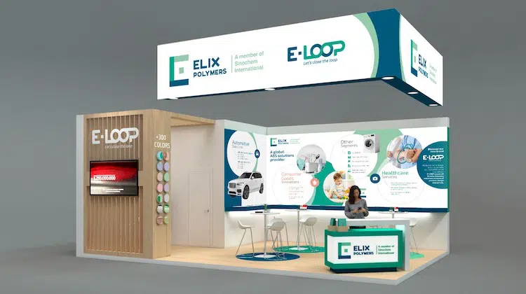ELIX Polymers wird auf der FAKUMA vom 12. bis 16.10.2021 seine neuen nachhaltigen E-LOOP-Produkte und -Dienstleistungen präsentieren. | Foto: ELIX