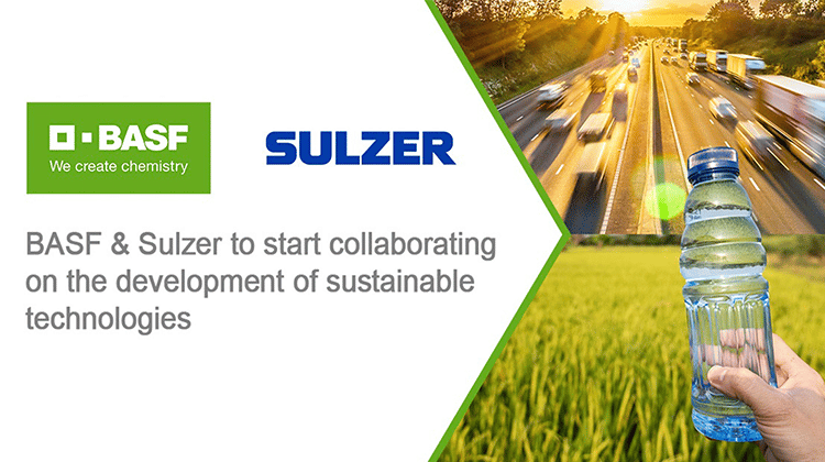 BASF und Sulzer Chemtech unterzeichnen Absichtserklärung über Kooperation im Bereich nachhaltiger Technologien. | Grafik: BASF