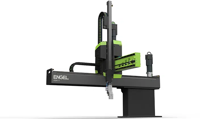 Mit dem neuen viper 4 ergänzt ENGEL seine Linearroboterbaureihe nach unten und steigert deutlich die Energieeffizienz beim Automatisieren. | Foto: ENGEL