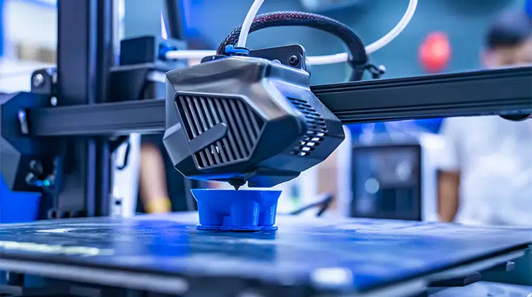 Ressourcenschonender 3D-Druck: Kunststofftechnik-Start-up der h_da bringt neuartiges Fertigungsverfahren zur Marktreife | Foto: shutterstock, 2258136443