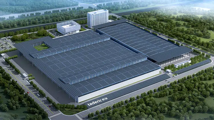 Neues Produktionswerk in Jiaxing (China) | Bild: Tederic Machinery Ltd.